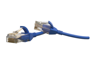 Патч-корд Hyperline U/UTP Cat.6 LSZH 1.5 м синий 445737