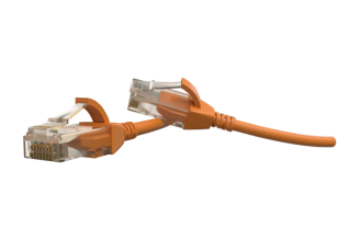 Патч-корд Hyperline U/UTP Cat.6 28AWG LSZH 2 м оранжевый 445719