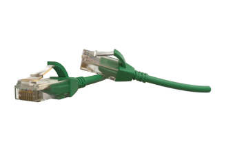 Патч-корд Hyperline U/UTP Cat.6 28AWG LSZH 2 м зеленый 445718
