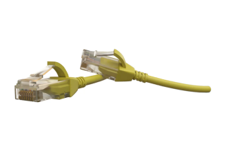Патч-корд Hyperline U/UTP Cat.6 28AWG LSZH 5 м желтый 445755