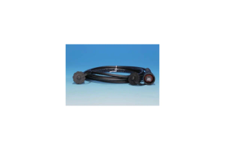 Промышленный патч-корд Hyperline PC-IE-LPM-STP-RJ45-RJ45-C5e-5M-BK F/UTP IP67 5 м 46807