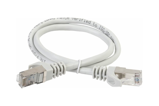 Коммутационный шнур патч-корд IEK ITK кат.5Е FTP, 0,5м, серый PC01-C5EF-05M