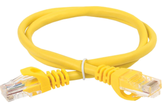 Коммутационный шнур ITK кат. 5e U/UTP LSZH 0.5 м желтый PC05-C5EUL-05M
