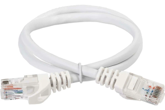 Коммутационный шнур ITK кат. 6 UTP LSZH 2 м белый PC08-C6UL-2M