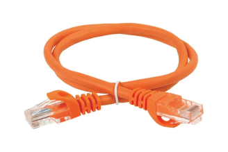 Коммутационный шнур ITK кат.5e UTP 2 м оранжевый PC07-C5EU-2M