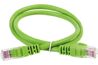 Коммутационный шнур ITK патч-корд, кат.6 UTP, 1м, зеленый PC02-C6U-1M