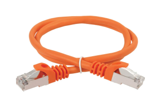 Патч-корд ITK категории 5e FTP 1 м оранжевый PC07-C5EF-1M