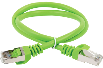 Патч-корд ITK категории 5e FTP 1 м зеленый PC02-C5EF-1M