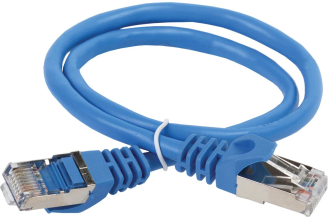 Патч-корд ITK категории 5e FTP 3 м синий PC03-C5EF-3M