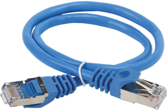 Патч-корд ITK категории 5e FTP 5 м синий PC03-C5EF-5M