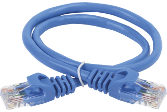 Патч-корд ITK категории 5е UTP 0.5 м синий PC03-C5EU-05M