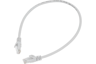 Патч-корд ITK категории 6 UTP LSZH 0.5 м серый PC01-C6UL-05M