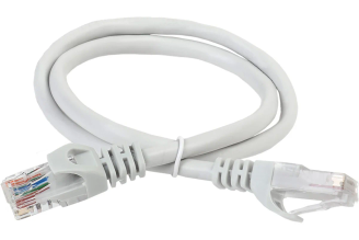 Патч-корд ITK категории 6 UTP LSZH 2 м серый PC01-C6UL-2M