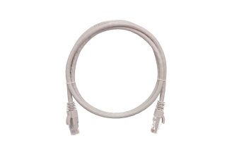 Патч-корд NIKOMAX U/UTP RJ45, 4 пары, серый, 1,5 м NMC-PC4UE55B-015-C-GY