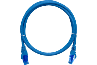 Шнур NIKOMAX U/UTP категория 6 RJ45/8P8C 2 м синий NMC-PC4UE55B-020-C-BL