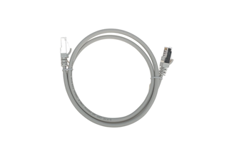 Патч-корд REXANT s/ftp cat 6a (10g), rj45-rj45, 28awg, lszh, серый, 1м 02-0390-1
