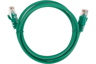 Патч-корд REXANT u/utp, cat 5e, rj45-rj45, 26awg, lszh, зеленый, 1,5м 02-0106-105
