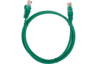 Патч-корд REXANT U/UTP Cat 5e RJ45-RJ45 1 м зеленый 02-0106-1