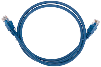 Патч-корд REXANT u/utp cat 6, rj45-rj45, 26awg, lszh, синий, 1м 02-0294-1
