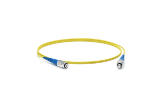 Оптический патч-корд Hyperline FC-S2-9-FC/UR-FC/UR-H-2M-LSZH-YL SM 9/125, 2 м, 243399