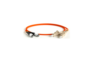 Волоконно-оптический патч-корд Hyperline FC-D2-62-FC/PR-LC/PR-H-2M-LSZH-OR FC-LC 2 м 27786