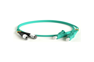 Волоконно-оптический патч-корд Hyperline FC-D2-503-FC/PR-LC/PR-H 15 м FC-LC OM3 247675