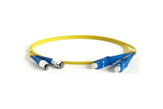 Волоконно-оптический патч-корд Hyperline FC-D2-9-FC/UR-SC/UR-H 0.5 м, FC-SC, OS2, 246898