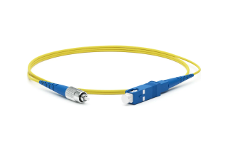 Волоконно-оптический патч-корд Hyperline FC-SC, UPC, SM 9/125 OS2, симплекс, LSZH, 30 м 243836