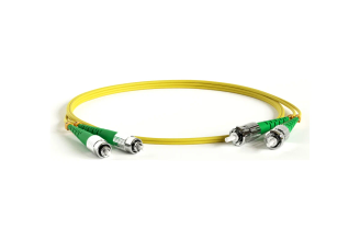 Оптический патч-корд Hyperline FC/APC-ST/APC SM 9/125 OS2, дуплексный, 10 м, арт. 238593