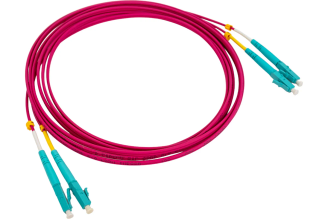 Оптический патч-корд Hyperline FC-D2-504-LC/PR-LC/PR-H-3M-LSZH-MG MM 50/125, 3 м, 243489