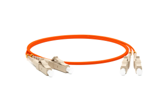 Оптический патч-корд Hyperline LC-LC MM 62.5/125 OM1, 30 м, 247592