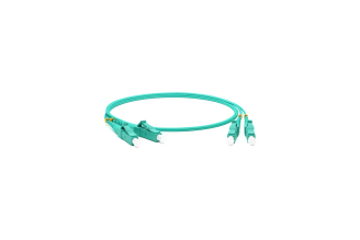 Волоконно-оптический патч-корд Hyperline 247638 LC-LC PC MM 50/125 OM3 дуплекс LSZH 50 м
