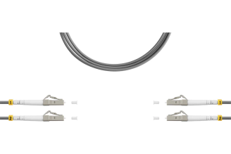 Патч-корд оптический SUPRLAN 09-12107 LC-LC UPC duplex, 2 м