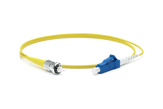 Волоконно-оптический патч-корд Hyperline LC-ST, UPC, SM 9/125 OS2, симплекс, LSZH, 2 м 247466