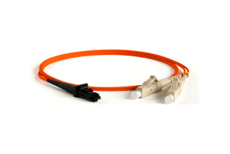 Волоконно-оптический патч-корд Hyperline MTRJ(мама)-LC MM 50/125 OM2, 2.0 мм, 2 м, 248576