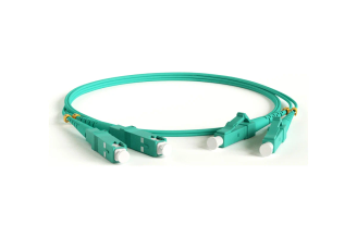 Волоконно-оптический патч-корд Hyperline FC-D2-503-LC/PR-SC/PR-H 0.5 м, LC-SC, OM3, 378183