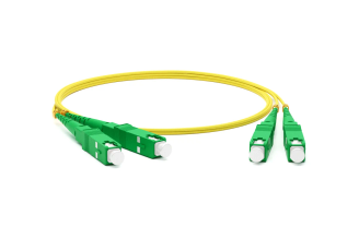 Волоконно-оптический патч-корд Hyperline 252924 SC-SC SM 9/125 OS2, дуплекс, 0.5 м