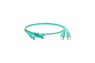Волоконно-оптический патч-корд Hyperline 239462 SC-SC PC MM 50/125 OM3 дуплекс LSZH 3 м