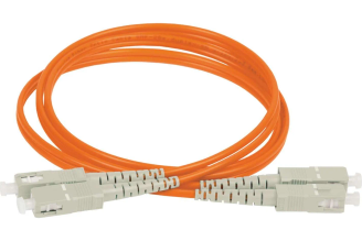 Оптический патч-корд IEK FPC50-SCU-SCU-C2L-1M, SC-SC, 1 м