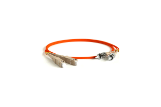 Волоконно-оптический патч-корд Hyperline FC-D2-50-SC/PR-ST/PR-H-1M-LSZH-OR SC-ST 1 м 239447