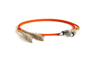 Оптический патч-корд Hyperline FC-D2-50-SC/PR-ST/PR-H-15M-LSZH-OR MM 50/125, 15 м, 247626