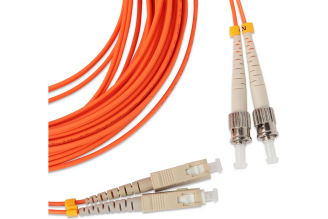 Оптический патч-корд Hyperline SC-ST MM 62.5/125 OM1, 20 м, 243347
