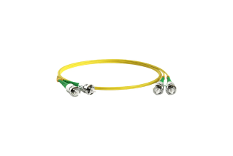 Дуплексный оптический патч-корд Hyperline 238491 ST-ST OS2 SM 9/125 1 м
