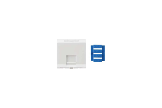 Угловая вставка Hyperline SIP3A-1K-M45-45 45x45 для Keystone Jack 426178