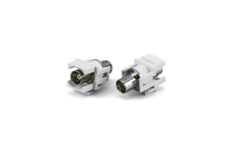 Вставка Hyperline KJ1-BNC-D-WH Keystone Jack BNC D type белая 246971