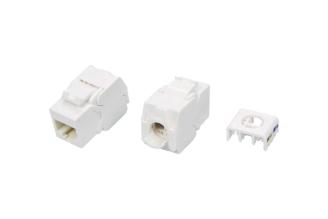 Вставка Hyperline KJ8-8P8C-C5e-180-TLS-WH Keystone RJ-45 8P8C 426193