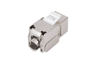 Модуль ITK Keystone Jack категория 6A STP 180° CS1-1C6AS-T2