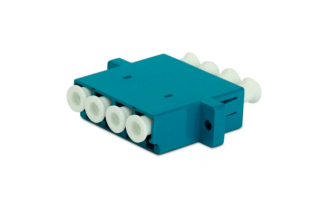 Оптический проходной адаптер Hyperline FA-P11Z-QLC/QLC-N/WH-BL LC-LC SM quadro, арт. 244005