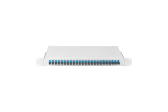 Стоечный оптический кросс NIKOMAX 19" 1U на 24 порта SC/UPC NMF-RP24SCUS2-WS-ES-1U-GY
