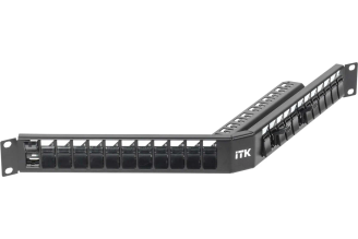 Модульная патч-панель ITK PP24-1UMF-V 1U FTP, 24 порта